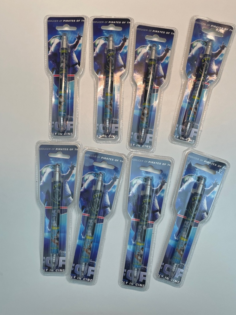 Lot of 8 RARE Disney G-Force Retractable Ballpoint Pens New Sealed Collectible